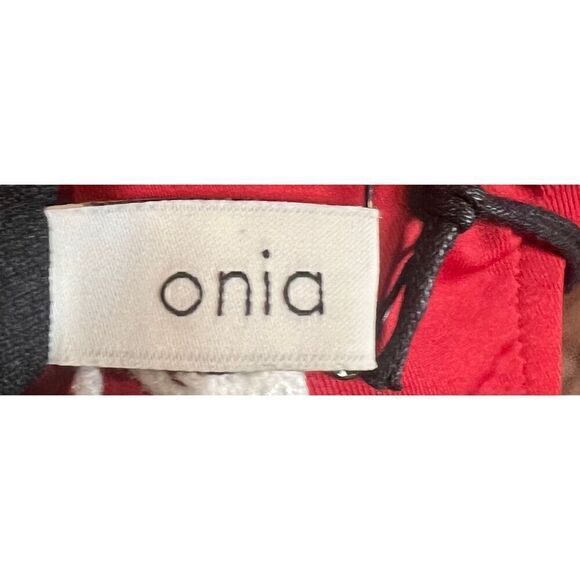 Onia One Piece Swimsuit in Haute Red NWT Size Large - Picture 6 of 7